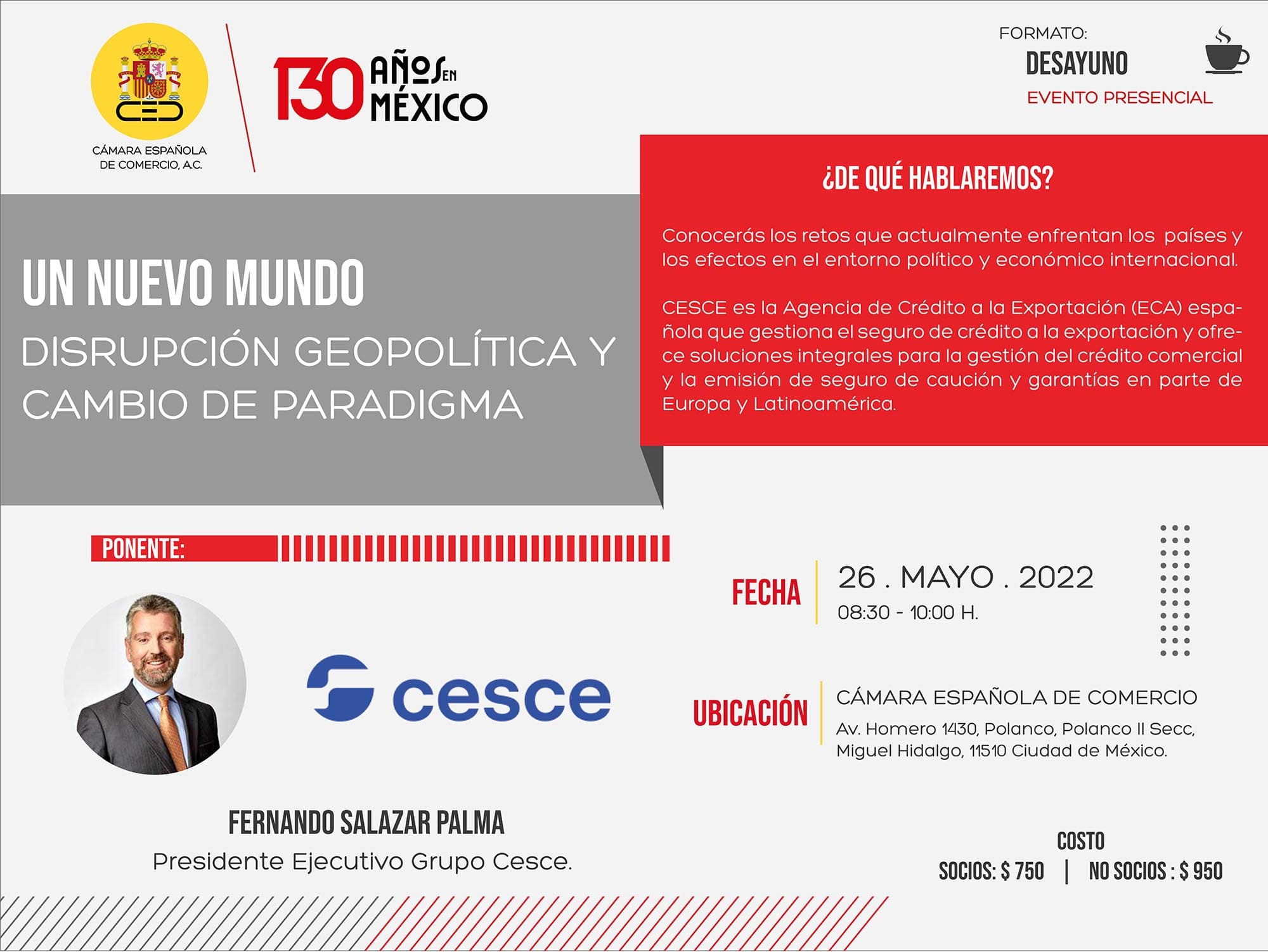 CESCE | Un nuevo mundo, disrupción geopolítica y cambio de paradigma