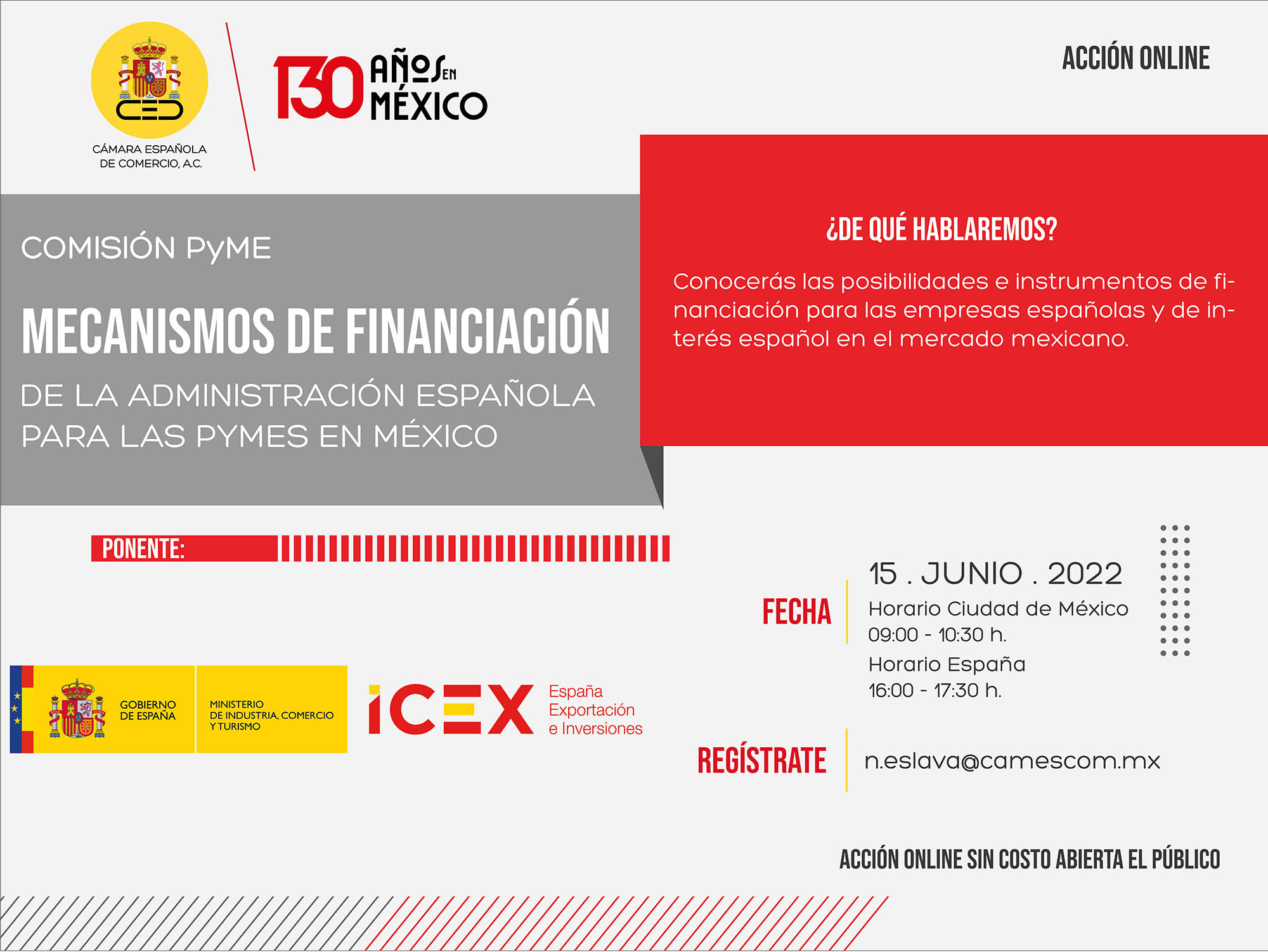 Acción online: Mecanismos de financiación